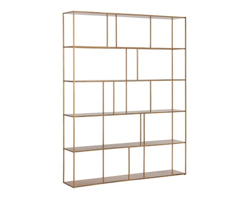 Eiffel Bookcase - Antique Brass