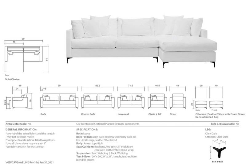 Aveline Sectional sofa