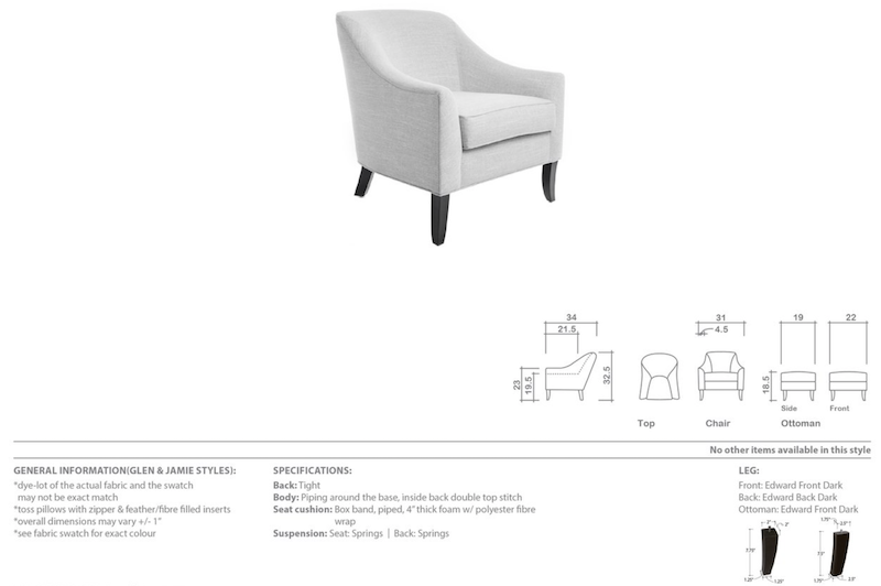 Edward accent  Chair