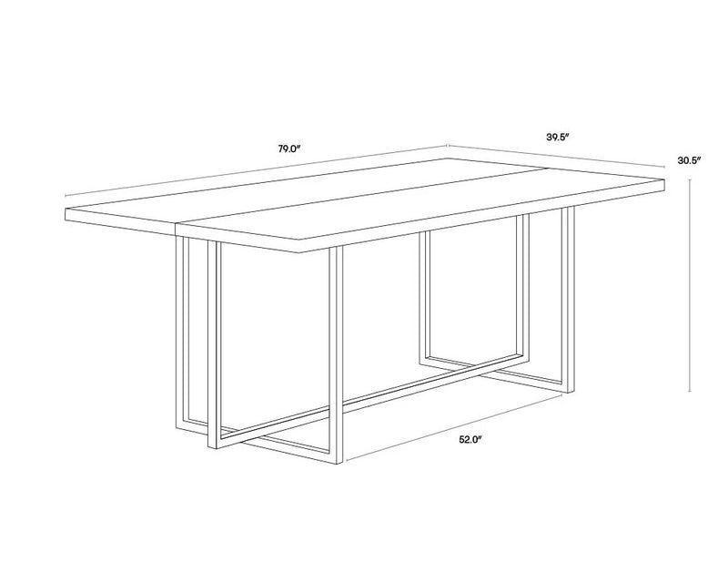 Jade Dining Table - 79"
