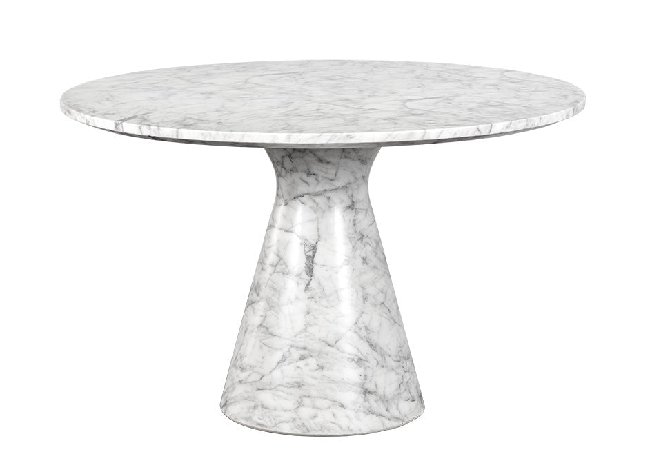 Shelburne Dining Table - Marble Look - 47"