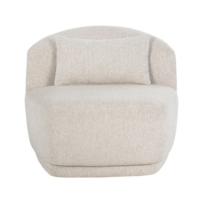 Soraya Swivel Armless Chair