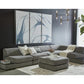 Harmony Modular - Armless Chair - Left Shelf
