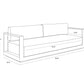 Tavira Outdoor Fabric Sofa