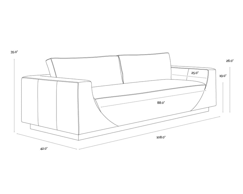 Anakin Sofa - Light Oak