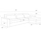 Merrick Sofa Chaise - Raf