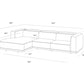 Beau Sofa Chaise - Laf