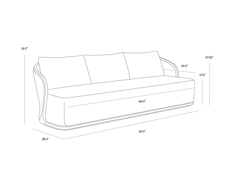 Bora Outdoor Sofa