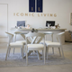 Valeria Round Glass Dining Table