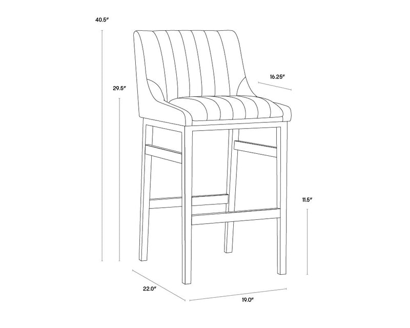 HALDEN BAR STOOL