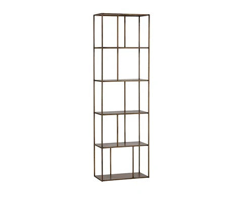 EIFFEL BOOKCASE - ANTIQUE BRASS