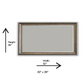 Gold Mirror- Rectangle Large