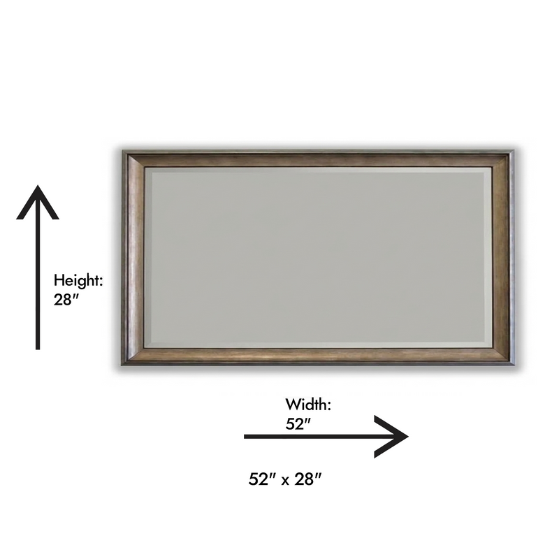 Gold Mirror- Rectangle Large