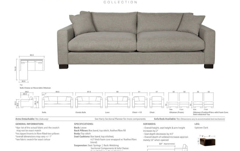 Harry Sectional Sofa