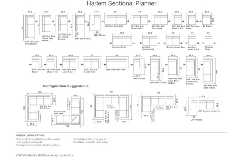 Harlem Sectional Sofa