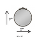 Sofia Round Mirror