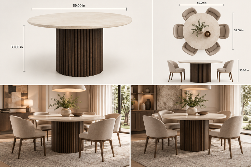 Banyan Dining Table - 59"