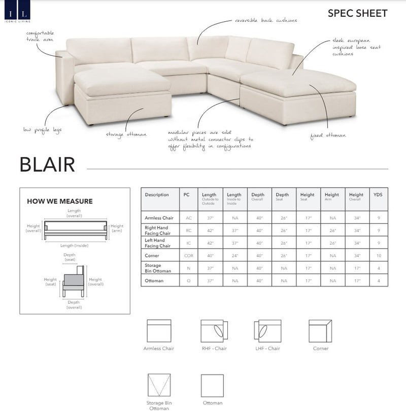 BLAIR SECTIONAL