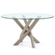 Valeria Round Glass Dining Table Set