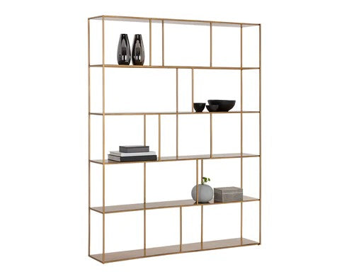 EIFFEL BOOKCASE - ANTIQUE BRASS