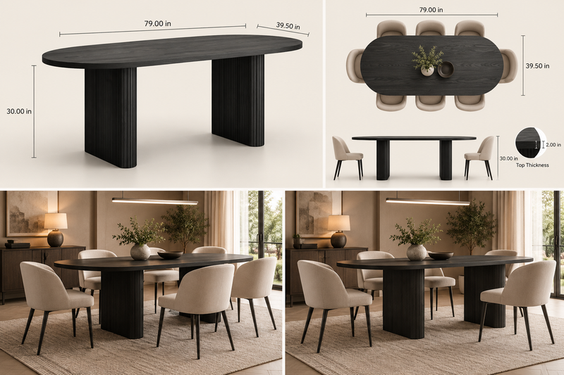 Welsh Oval Dining Table